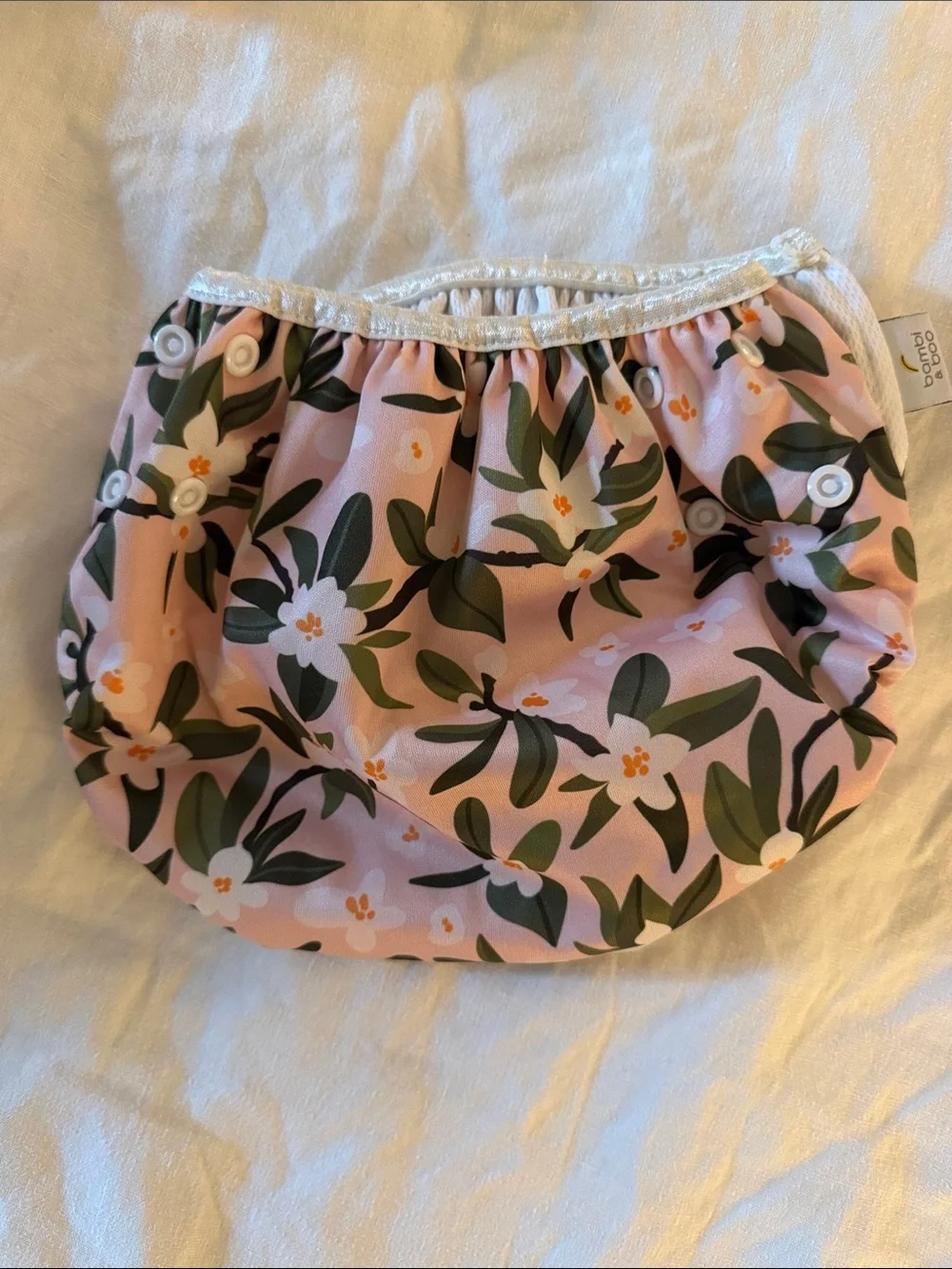Reusable Kids Diaper Covers — Pink Floral & Yellow Fruit Prints